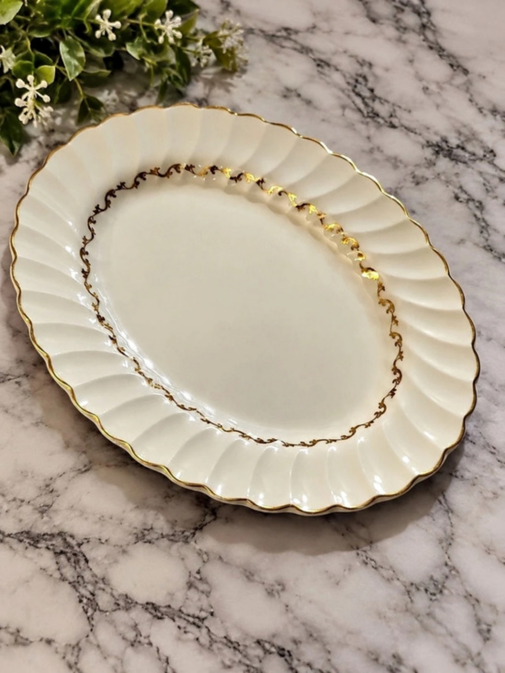Vintage Myott's China-Lyke Serving Platter From Staffordshire England